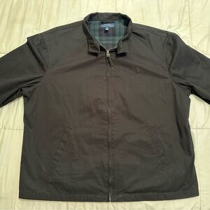Polo Ralph Lauren Black Jacket Plaid Lining